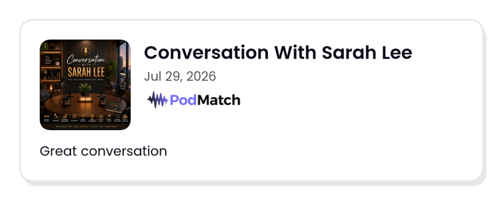 podmatch srah lee