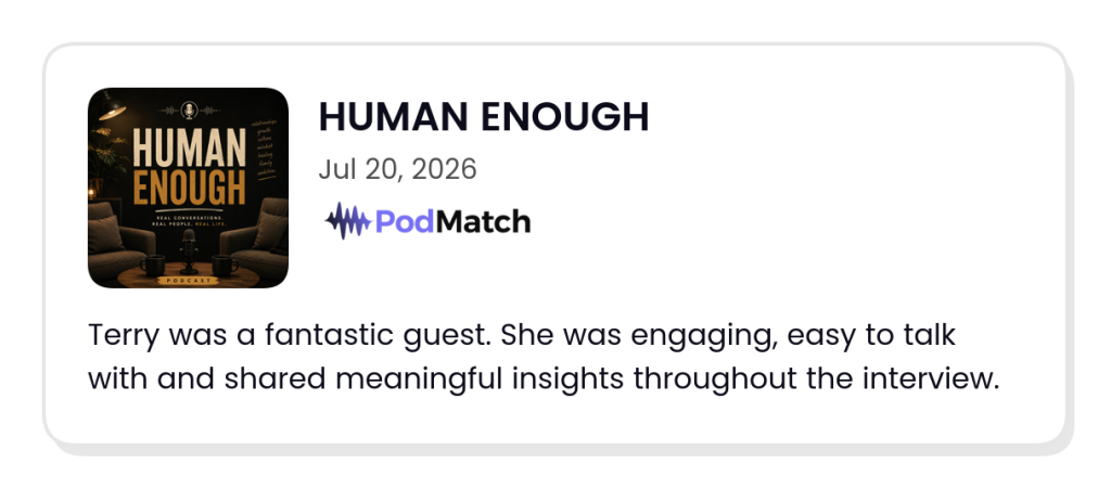 podmatch review human enough