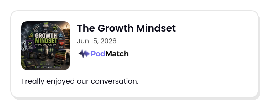 podmatch review the growth mindset
